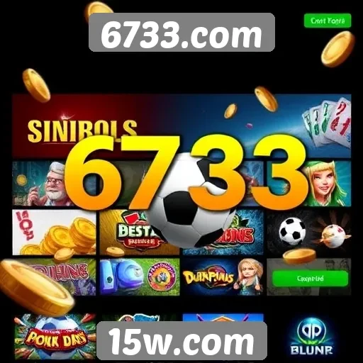 Visão geral das ofertas de jogos no 6733.com